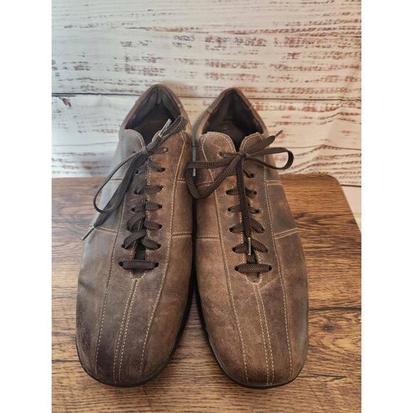 Men's Cole Haan Men's leather vibram sole oxfords dress shoes 10.5 - Picture 2 of 7